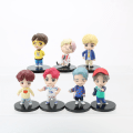Miniatyrbilde 2 av 5: 7-delt BTS Mini Idol Luxury Character Game Set Cake Topper BTS Boy