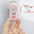Miniatyrbilde 3 av 5: Dynetrekk klips, 18 stk (rosa, grønn, lilla) laken klips for B