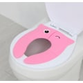 Miniatyrbild 4 av 4: Rosa Resebajsits Reducer Hopvikbar Barn Toalettstol f