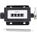 Miniatyrbilde 1 av 5: Mekanisk manuell, D67-F 5 sifre Mini manuell trekk-telleverk nullstillbar 0-99999 Arithmometer