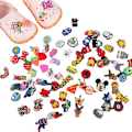 Miniatyrbillede 3 af 5: 100 stk. 3D Clog Sandaler Smykker (Mønster Tilfældigt), Sko Charms,