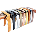 Miniatyrbilde 3 av 5: 1 stk svart gitar capo, gitar capo med 6 unike mediatorer f