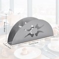 Miniatyrbillede 2 af 5: 2 stk. vifteformede servietholder hule tissue dispenser papir serviet
