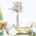 Miniatyrbilde 2 av 5: Ugle Macrame Drømmefanger Håndlaget Ugleveggteppe for Dreamcat