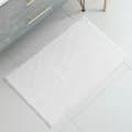 40x60 cm (Hvid) Bademåtte Skridsikker Absorberende Badeværelsesmåtte white