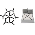 Miniatyrbillede 1 af 5: Justerbare elastiske monterede lagenstropper (3-vejs sort), Crisscross