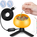 Miniatyrbillede 1 af 5: Elektrisk Perlespinder Kit Justerbar Hastighedsskål til Smykkefremstilling