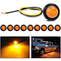 Miniatyrbillede 1 af 5: 10 stk. 3/4” runde clearance LED-front-, bag- og sideindikatorer