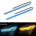 2PCS Start-Scan LED-bil DRL Dagtid Kjørelys Auto Flytende T