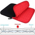 Miniatyrbillede 4 af 5: Tablet Sleeve Case med tilbehørslomme, Sort+Rød til 12,9 tommer