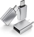 Silver - USB C hane till USB 3.0 hona Adapter 3-pack, Thunderbolt