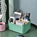 Miniatyrbilde 4 av 4: Trest skrivebordsarrangør i tre, multifunksjonell kontorarrangør