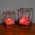 Miniatyrbillede 3 af 3: Imiteret kul flamme lys LED dekorative lys smedet ir