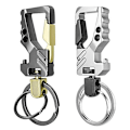 Miniatyrbilde 1 av 5: Men Keychain Car Carabiner Keychain Metal Bottle Opener Keyc