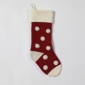 Miniatyrbilde 5 av 5: 4 stk julehenger til oppheng av julepynt med polkadot-mønster