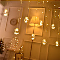 Miniatyrbillede 2 af 5: LED gardinlampe, ønskebold, pigehjerte, romantisk soveværelse
