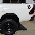 Miniatyrbillede 4 af 5: (Sort, 20 cm) Off Road Stickers Stjerner Militær US Army Forskellige