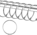 24-delad duschdraperiring, rostfri duschdraperikrok