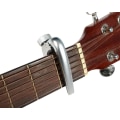Miniatyrbillede 2 af 4: Sort guitar i sort legering med skrue-stemmeskrue til akustisk og elektrisk