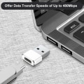 Miniatyrbilde 4 av 5: 4-pakning USB C hunn til USB hann adapter, konverter lader type C