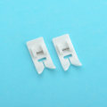 Miniatyrbillede 5 af 5: 2 stk symaskine non-stick teflon trykfod snap-on system