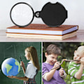 Miniatyrbilde 5 av 5: 5 stk. Mini leselupe Lommelupe x10 Foldable Lomme