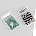 Miniatyrbillede 3 af 4: 2 stk. 8-cifret Display Stille Bredskærm Lommeregner Elektronisk Lommeregner til Studerende, Sort