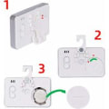 Miniatyrbild 4 av 5: 3X Kylskåpstermometer Digital Frys Termometer Kylskåp Termometer Sovrum Vattentät Frys Termometer med LCD-display med krok för temperaturavläsning