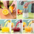 Miniatyrbilde 2 av 4: Bærbar automatisk elektrisk juicer 1500mAh oppladbart batteri U