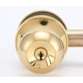 Miniatyrbilde 3 av 4: Anti-lock inngangsdørknott, innvendig dørlås, lydløs låskasse, med nøkkel og deadbolt-låsemekanisme
