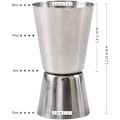 Miniatyrbillede 2 af 5: Cocktail Jigger, 15 & 30 ML Rustfrit Stål Bar Jigger (Sæt med 4)