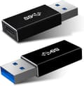 Miniatyrbillede 1 af 5: USB C hun til USB 3.0 han adapter 2-pak, Type-A 3.1 5 Gbps GEN