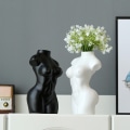 Miniatyrbilde 3 av 5: Keramisk vase for kroppen - Bohemsk dekorasjon (hvit)