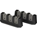 Miniatyrbillede 1 af 5: 3-stang opbevaringsholder, 2 stk. sort, ABS-plast