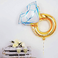 Miniatyrbilde 5 av 5: 2 stk. Gullforlovelsesring Ballong - Gigant Ring Ballong Infla