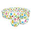 Miniatyrbilde 5 av 5: Oppblåsbar stjerner Kiddie 2 Ring Circles svømmebasseng (122cmX25cm