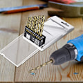Miniatyrbild 3 av 5: Solros 13 delar HSS (1,5-6,5 mm) spiralborr för metall med C