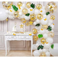 Miniatyrbillede 5 af 5: Guld Balloner, 60 Stykker Konfetti Guld Helium Balloner, Hvid Go