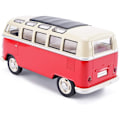 Miniatyrbillede 4 af 5: Miniature Skolebus Legetøjsbil i Metal med Lys, Lyd og Dør