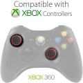 Miniatyrbillede 3 af 3: Reserve Controller Joystick Cap [4 Pack] Silikone Tommelfingerbeskyttelse