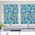 Miniatyrbilde 1 av 5: Stained Glass Window Film Privacy: Window Frosting Film Self Adh