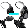 Miniatyrbild 4 av 5: 2 st Cykelbackspegel 360 Grader Justerbar Rotationsbar M