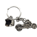 Miniatyrbillede 1 af 3: Motorcykel nøglering, stilfuld og kreativ metal motorcykel