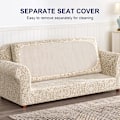 Pikkukuva 3 / 5: Sofa- ja sohvanpäällinen 2-osainen Jacquard Damask -irtopäällinen