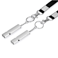 Miniatyrbild 3 av 5: 2PCS Högsta Nödöverlevnadsvisslor Utomhus med Karabiner
