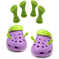 Pikkukuva 1 / 5: 4x korva Crocs-kenkien koristeluun Erittäin erottuvat Croc-lisävarusteet Juhlalahjat Parannettu suuri koko