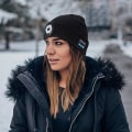 Pikkukuva 3 / 5: 1 kpl Bluetooth-pipohattu valolla, päivitetty musiikillinen neulos black