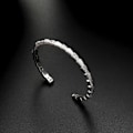 Miniatyrbillede 1 af 6: Shell slange knogle mode armbånd åbningsbart katteøje armbånd til