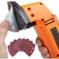 Miniatyrbild 5 av 5: Sats med 72 delta-slippapper trianglar - 6 hål - 93 x 93 x 93 mm -