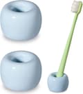 Elegant Mini Keramisk Tandbørsteholder Stativ til Badeværelse Van